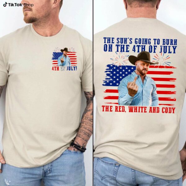 The Red White And Cody 2Sides 4th Of July Shirt