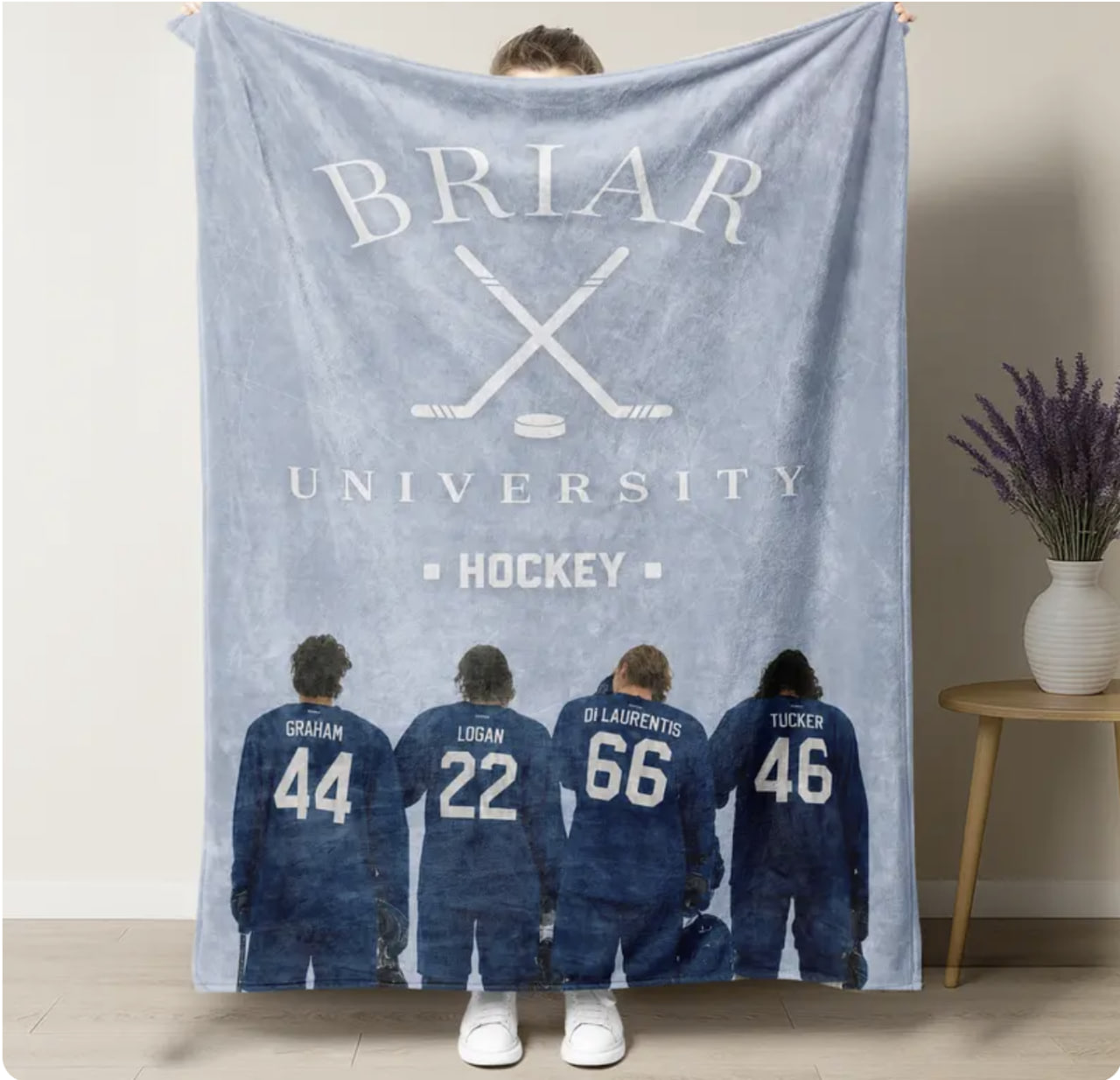 Briar Hockey Off Campus Fleece Blanket Briar Hockey Off Campus Fleece Blanket