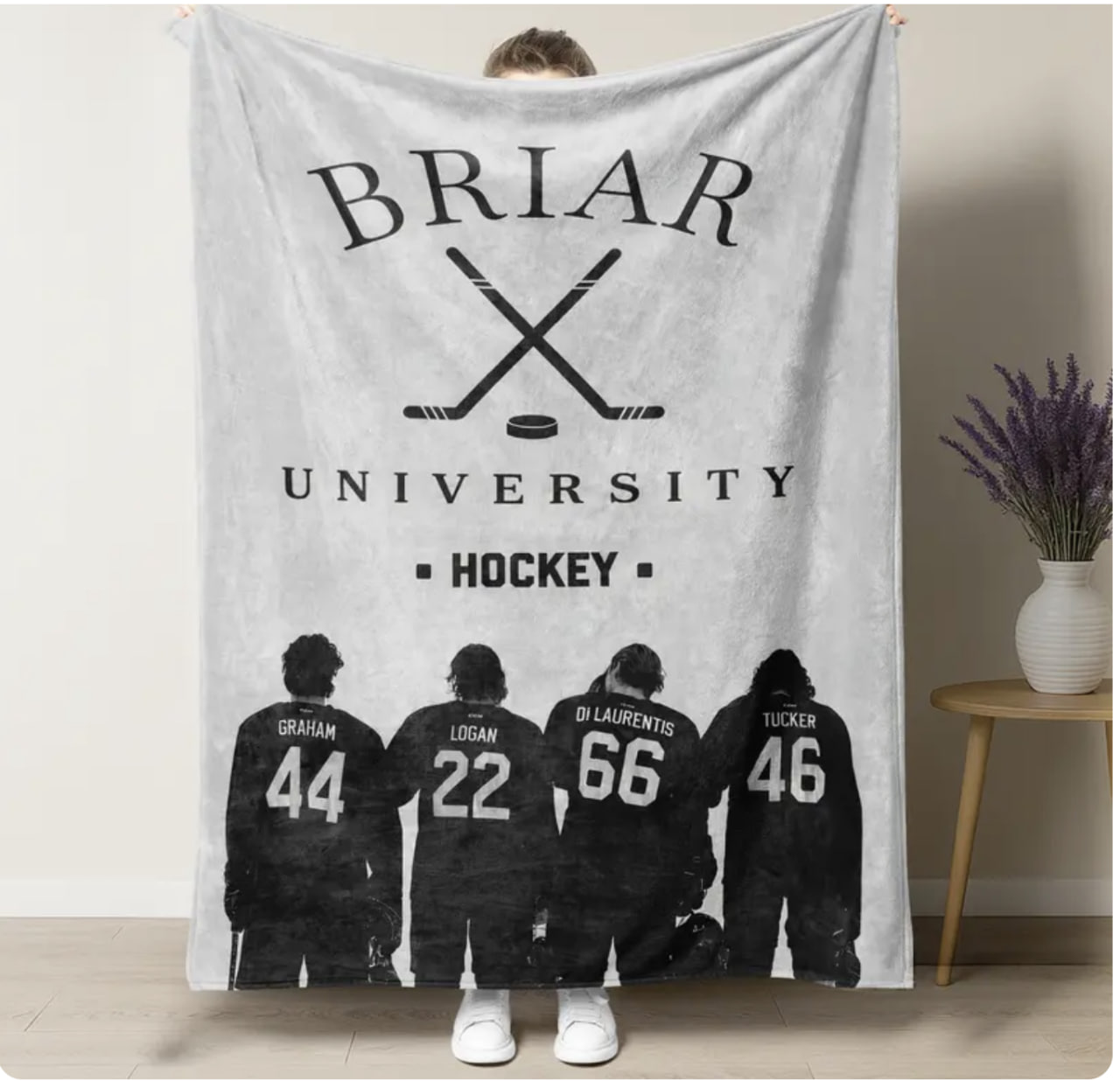 Briar Hockey Off Campus Fleece Blanket Briar Hockey Off Campus Fleece Blanket