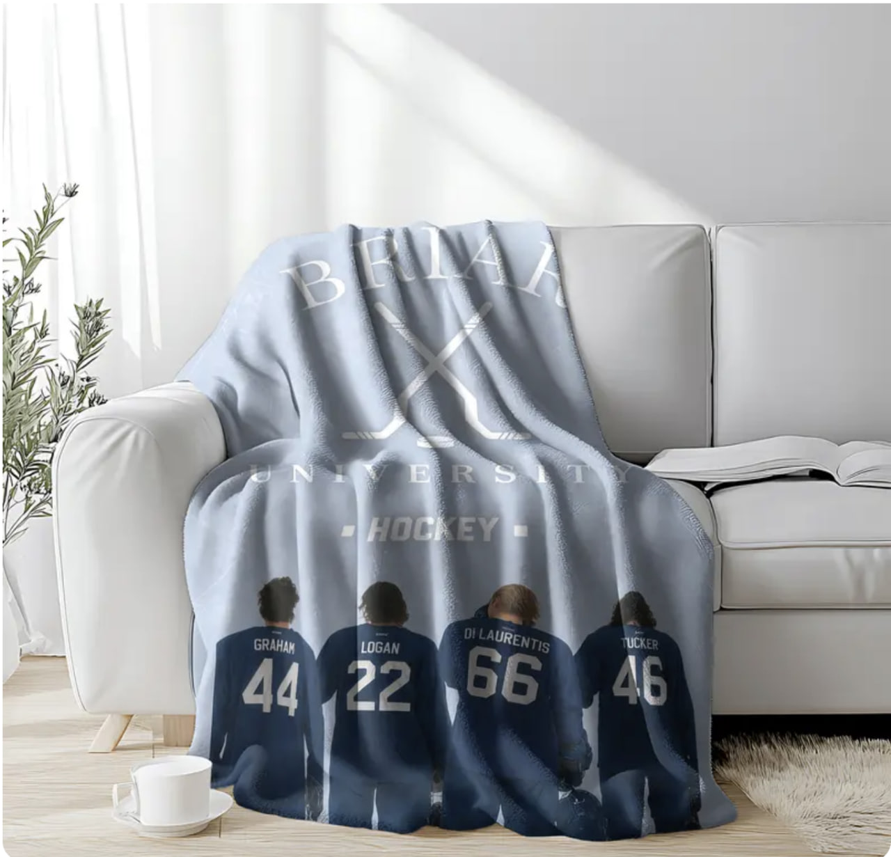 Briar Hockey Off Campus Fleece Blanket Briar Hockey Off Campus Fleece Blanket