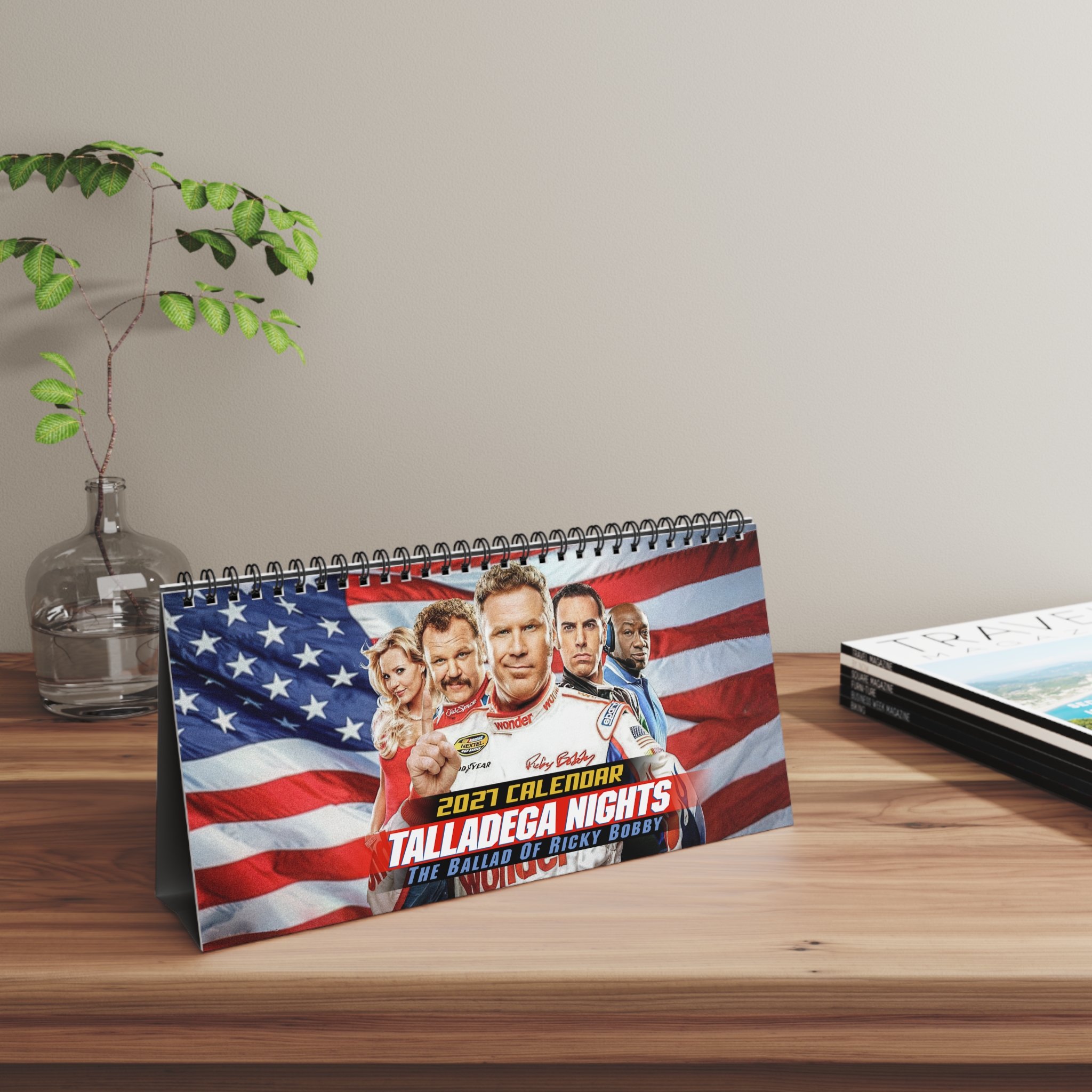 Ricky Bobby 2027 Wall/Desktop Calendar – Classic TV Lover Gift – Talladega Nights Merch Ricky Bobby 2027 Wall/Desktop Calendar – Classic TV Lover Gift – Talladega Nights Merch