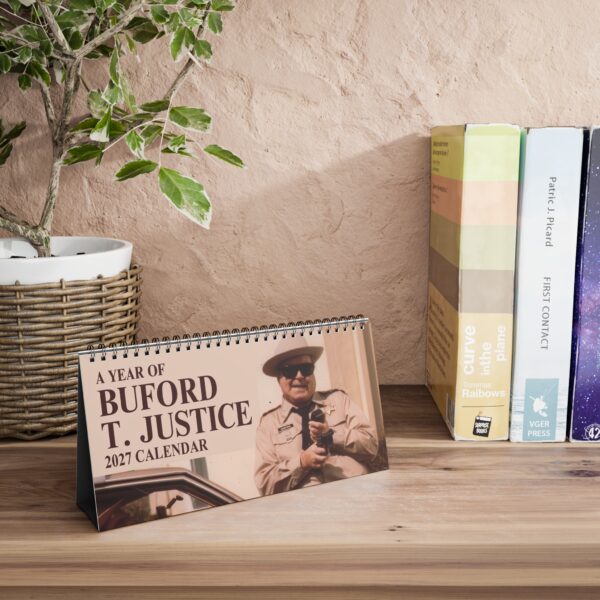 Buford T. Justice 2027 Wall/Desktop Calendar – Classic TV Lover Gift – Smokey and the Bandit Merch