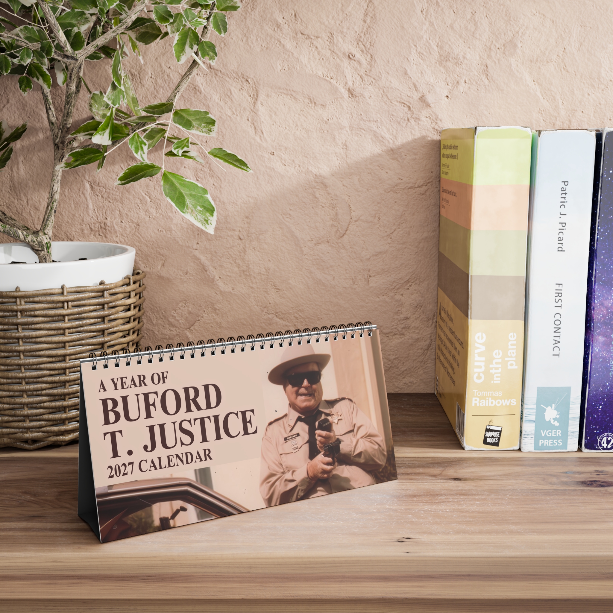 Buford T. Justice 2027 Wall/Desktop Calendar – Classic TV Lover Gift – Smokey and the Bandit Merch Buford T. Justice 2027 Wall/Desktop Calendar – Classic TV Lover Gift – Smokey and the Bandit Merch
