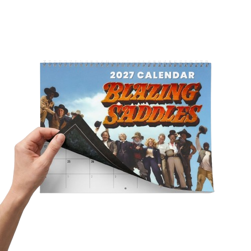 A Year Of Blazing Saddles 2027 Wall/Desk Calendar – Classic TV Lover Gift – Movie Merch A Year Of Blazing Saddles 2027 Wall/Desk Calendar – Classic TV Lover Gift – Movie Merch
