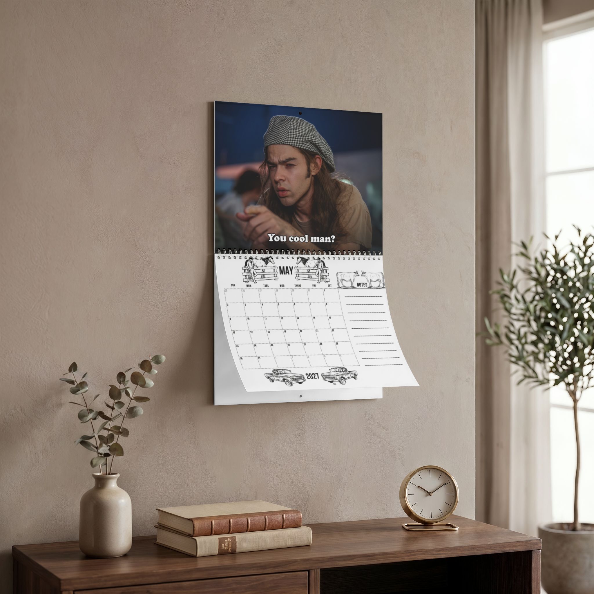 Dazed and Confuse 2027 Wall/Desktop Calendar – Classic TV Lover Gift – Movie Merch Dazed and Confuse 2027 Wall/Desktop Calendar – Classic TV Lover Gift – Movie Merch