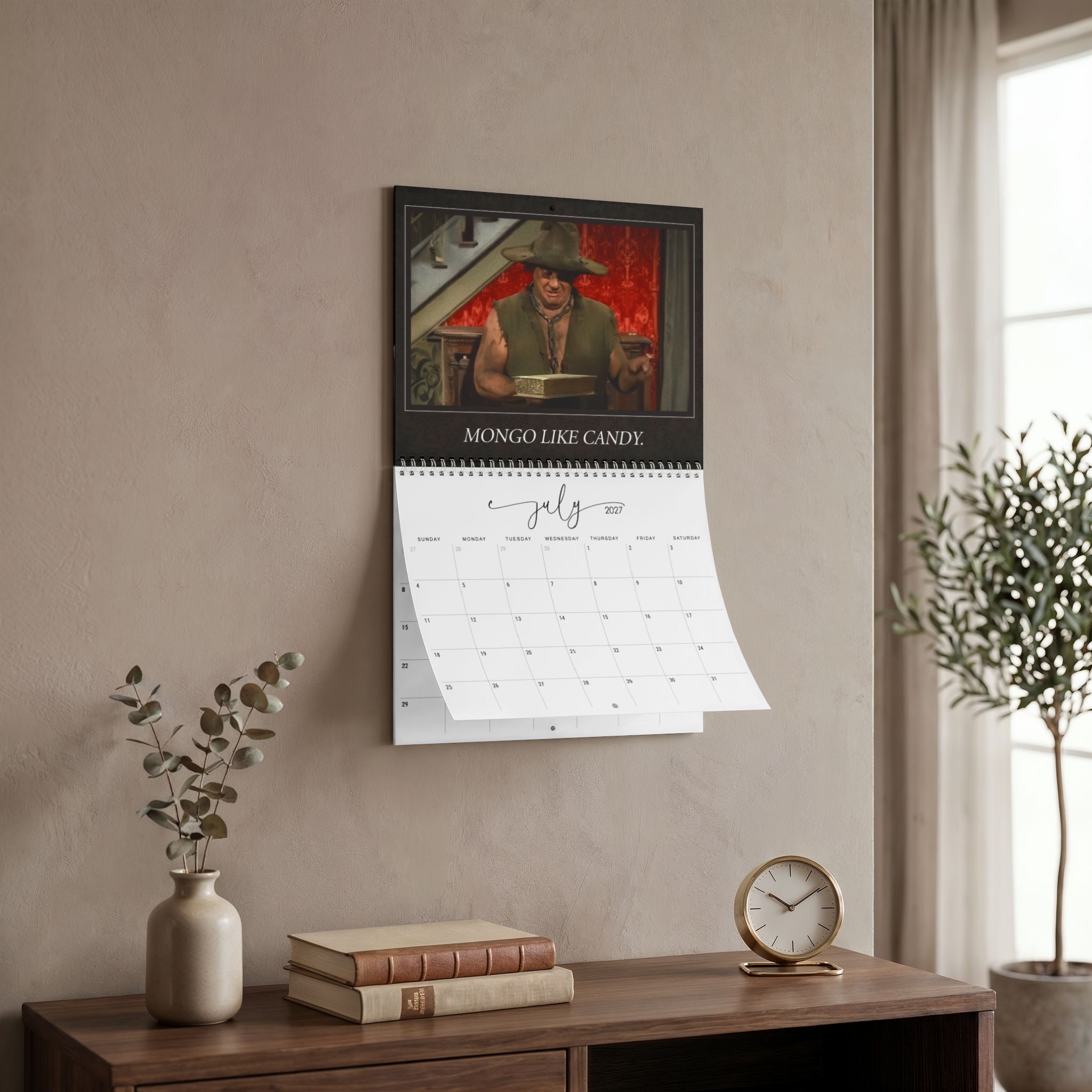 Blazing Saddles 2027 Wall/Desktop Calendar – Classic TV Lover Gift – Movie Merch Blazing Saddles 2027 Wall/Desktop Calendar – Classic TV Lover Gift – Movie Merch