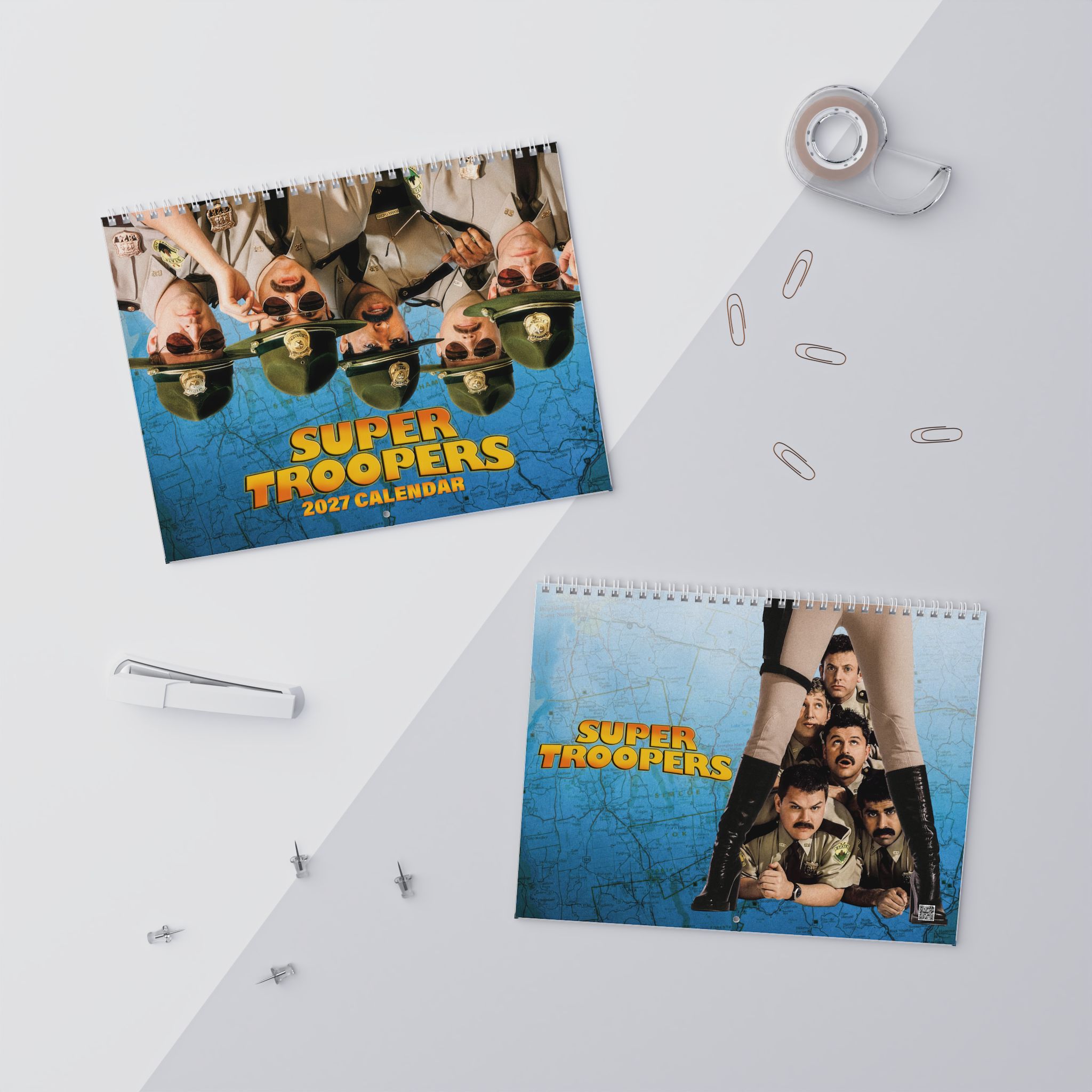 Super Trooper 2027 Wall/Desktop Calendar – Classic Movie Lover Gift – Old Movie Merch Super Trooper 2027 Wall/Desktop Calendar – Classic Movie Lover Gift – Old Movie Merch