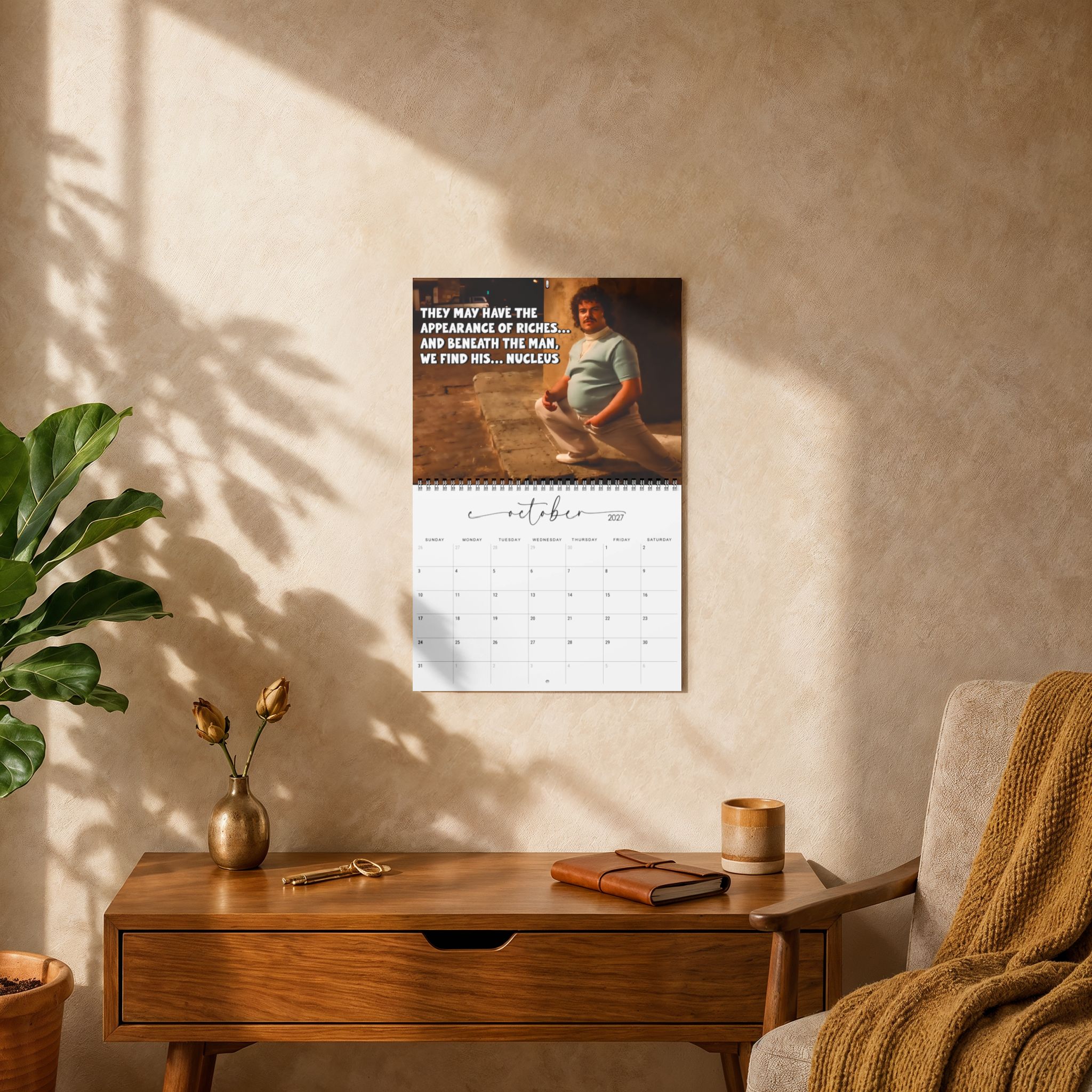 Nacho Libre 2027 Wall/Desktop Calendar – Classic TV Lover Gift – Nacho Libre Merch Nacho Libre 2027 Wall/Desktop Calendar – Classic TV Lover Gift – Nacho Libre Merch