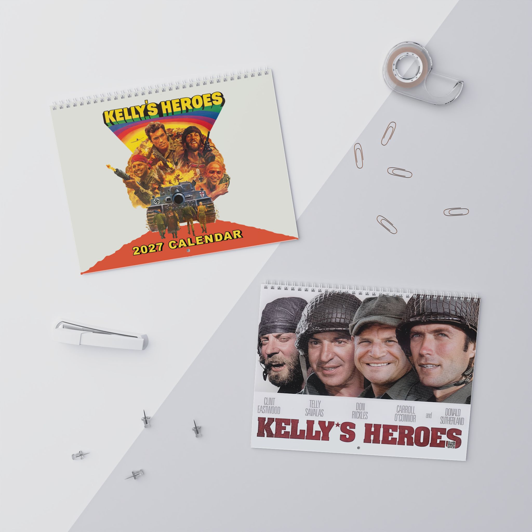 Kelly’s Heroes 2027 Wall/Desktop Calendar – Classic Movie Lover Gift – Old Movie Merch Kelly’s Heroes 2027 Wall/Desktop Calendar – Classic Movie Lover Gift – Old Movie Merch