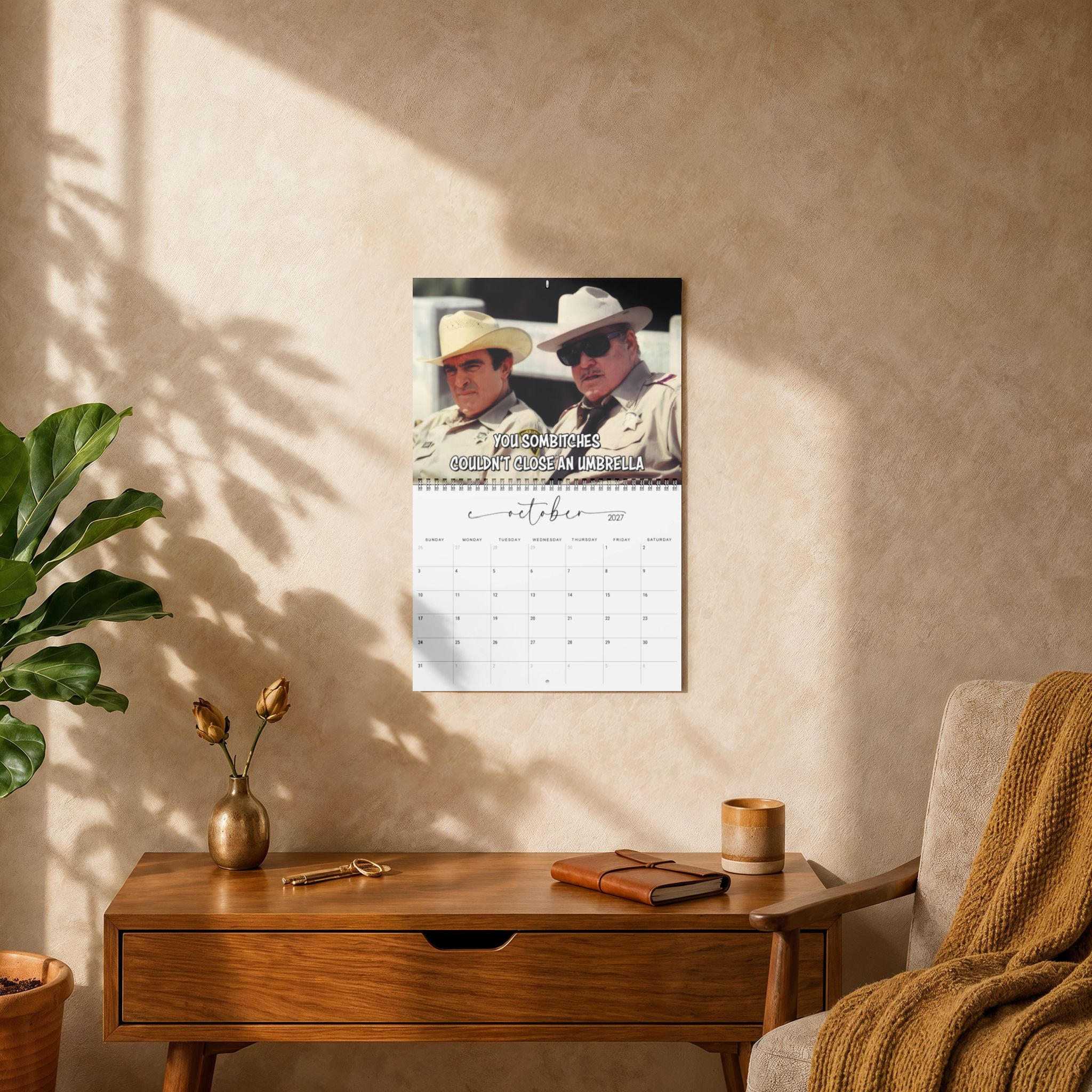 Buford T. Justice 2027 Wall/Desktop Calendar – Classic TV Lover Gift – Smokey and the Bandit Merch Buford T. Justice 2027 Wall/Desktop Calendar – Classic TV Lover Gift – Smokey and the Bandit Merch