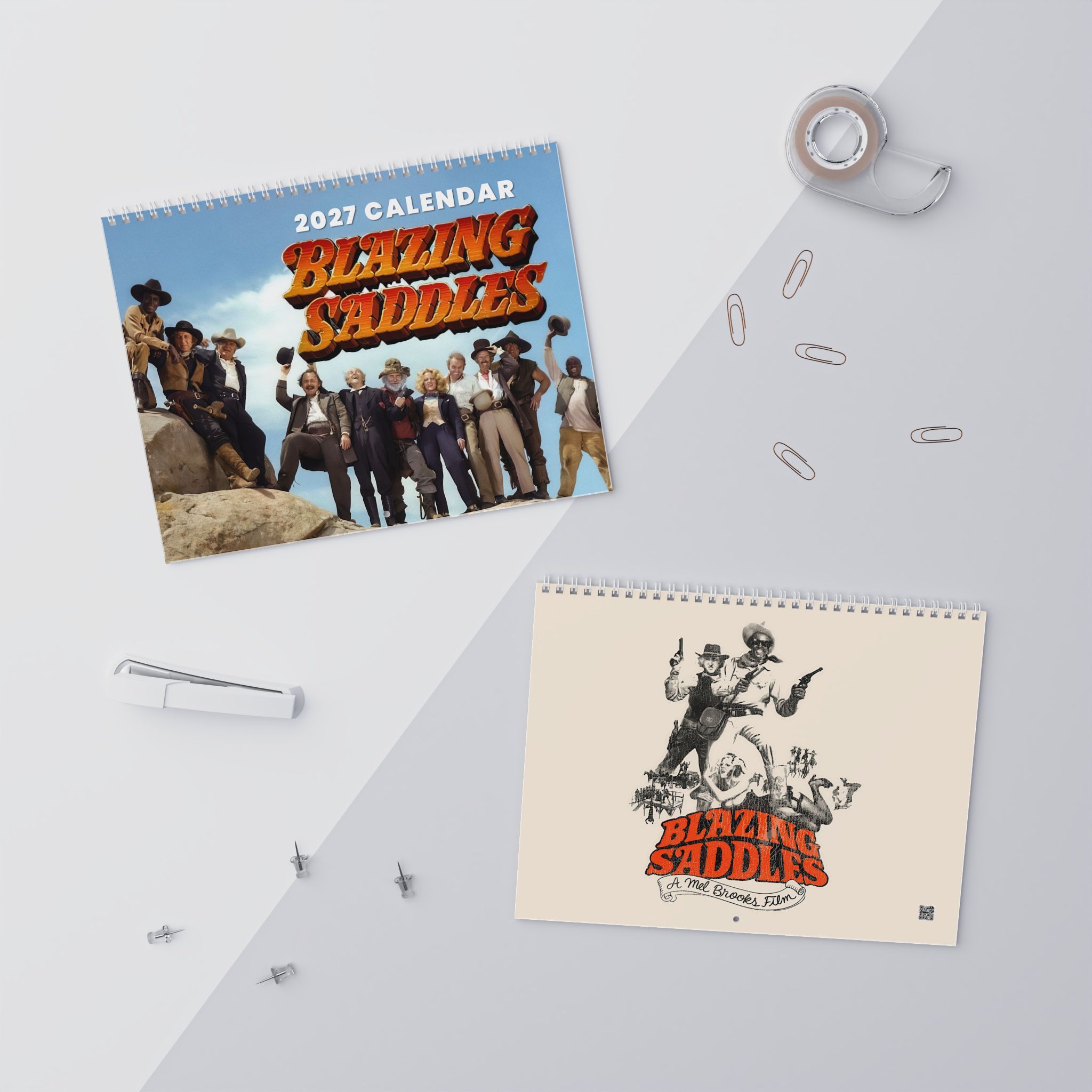Blazing Saddles 2027 Wall/Desktop Calendar – Classic TV Lover Gift – Movie Merch Blazing Saddles 2027 Wall/Desktop Calendar – Classic TV Lover Gift – Movie Merch
