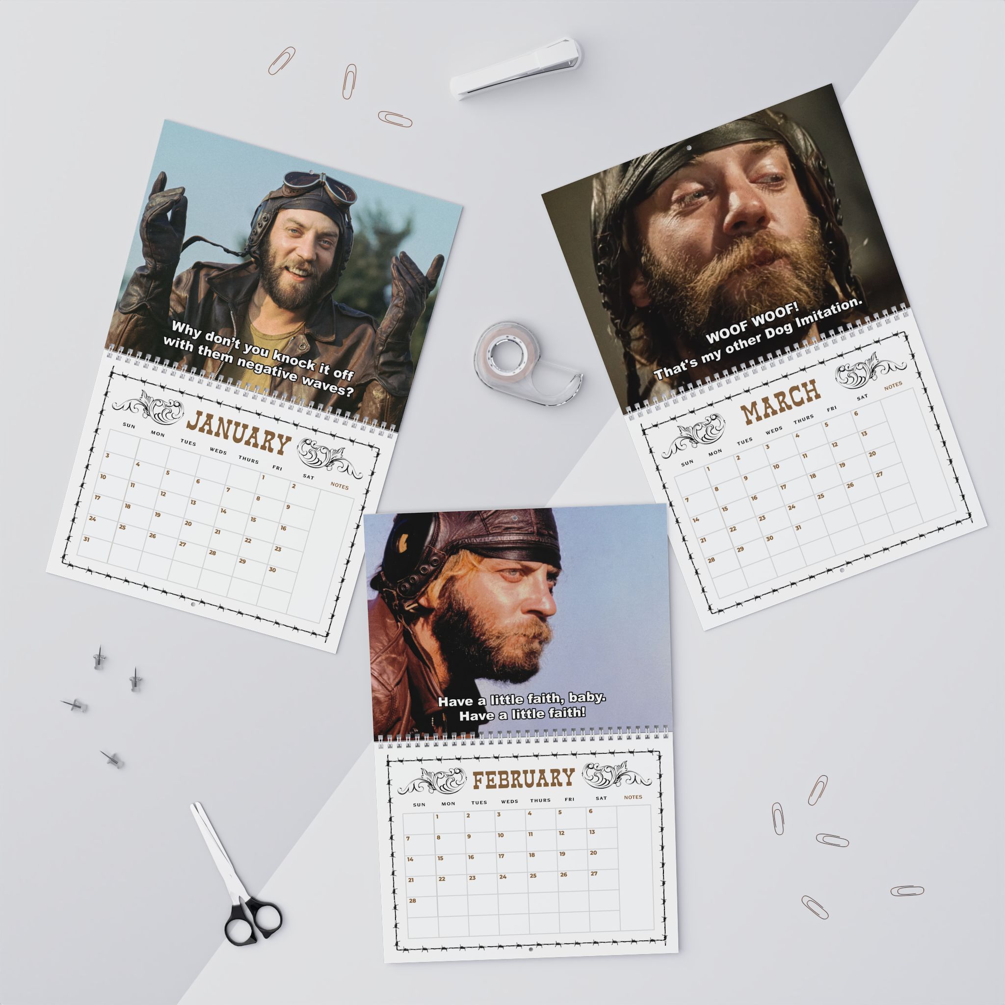 Kelly’s Heroes 2027 Wall/Desktop Calendar – Classic Movie Lover Gift – Old Movie Merch Kelly’s Heroes 2027 Wall/Desktop Calendar – Classic Movie Lover Gift – Old Movie Merch
