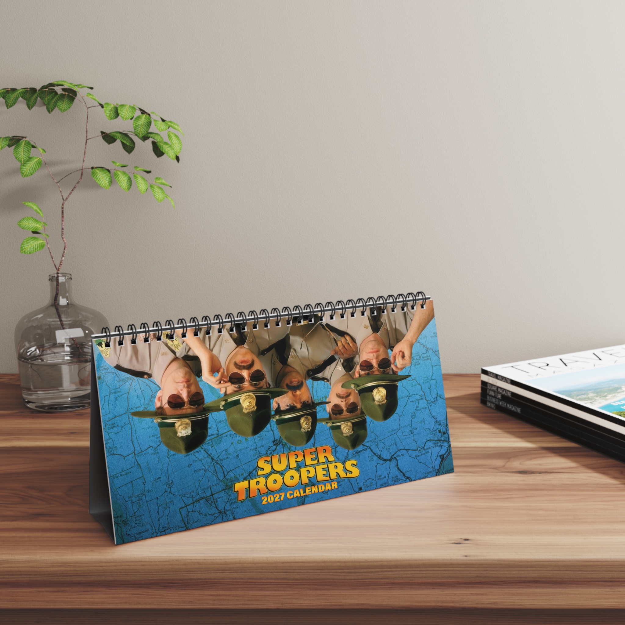 Super Trooper 2027 Wall/Desktop Calendar – Classic Movie Lover Gift – Old Movie Merch Super Trooper 2027 Wall/Desktop Calendar – Classic Movie Lover Gift – Old Movie Merch