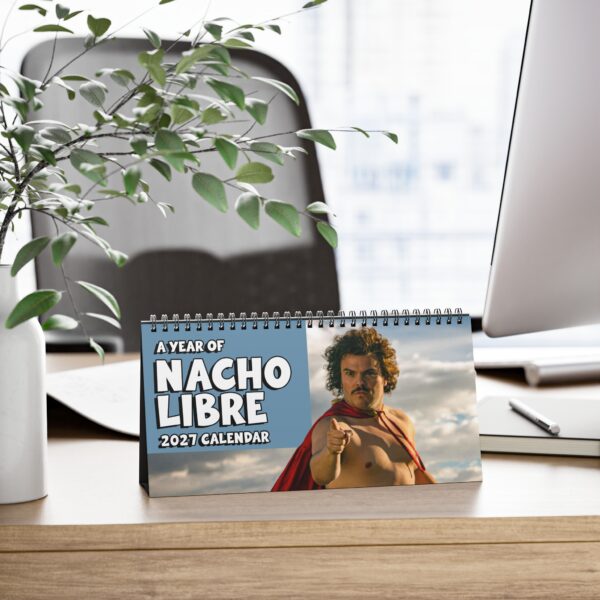 A Year Of Nacho Libre 2027 Wall/Desk Calendar – Classic TV Lover Gift – Movie Merch