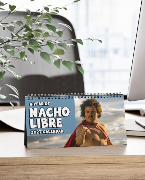 A Year Of Nacho Libre 2027 Wall/Desk Calendar – Classic TV Lover Gift – Movie Merch