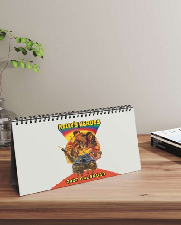 A Year Of Kelly’s Heroes 2027 Wall/Desk Calendar – Classic TV Lover Gift – Movie Merch