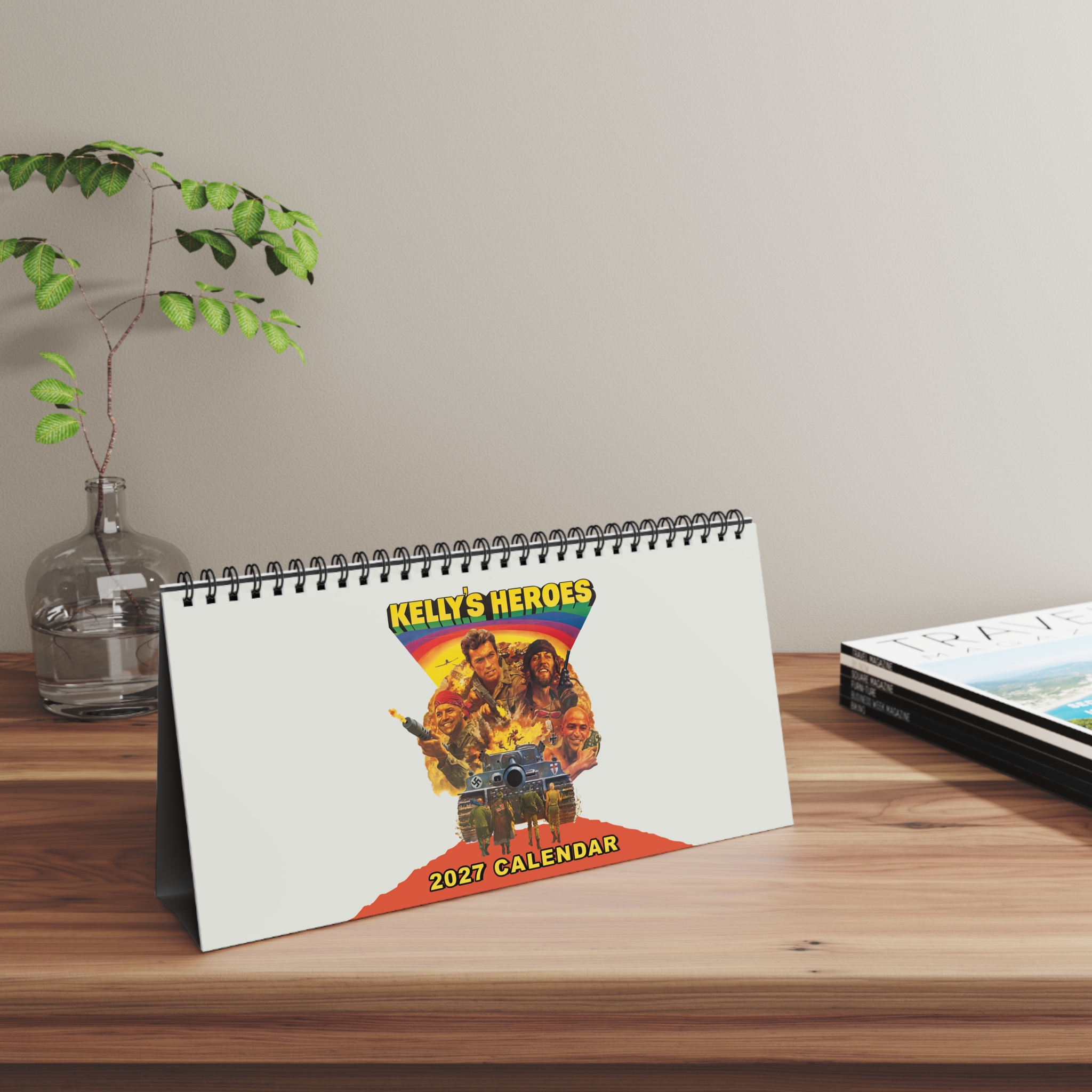 Kelly’s Heroes 2027 Wall/Desktop Calendar – Classic Movie Lover Gift – Old Movie Merch Kelly’s Heroes 2027 Wall/Desktop Calendar – Classic Movie Lover Gift – Old Movie Merch