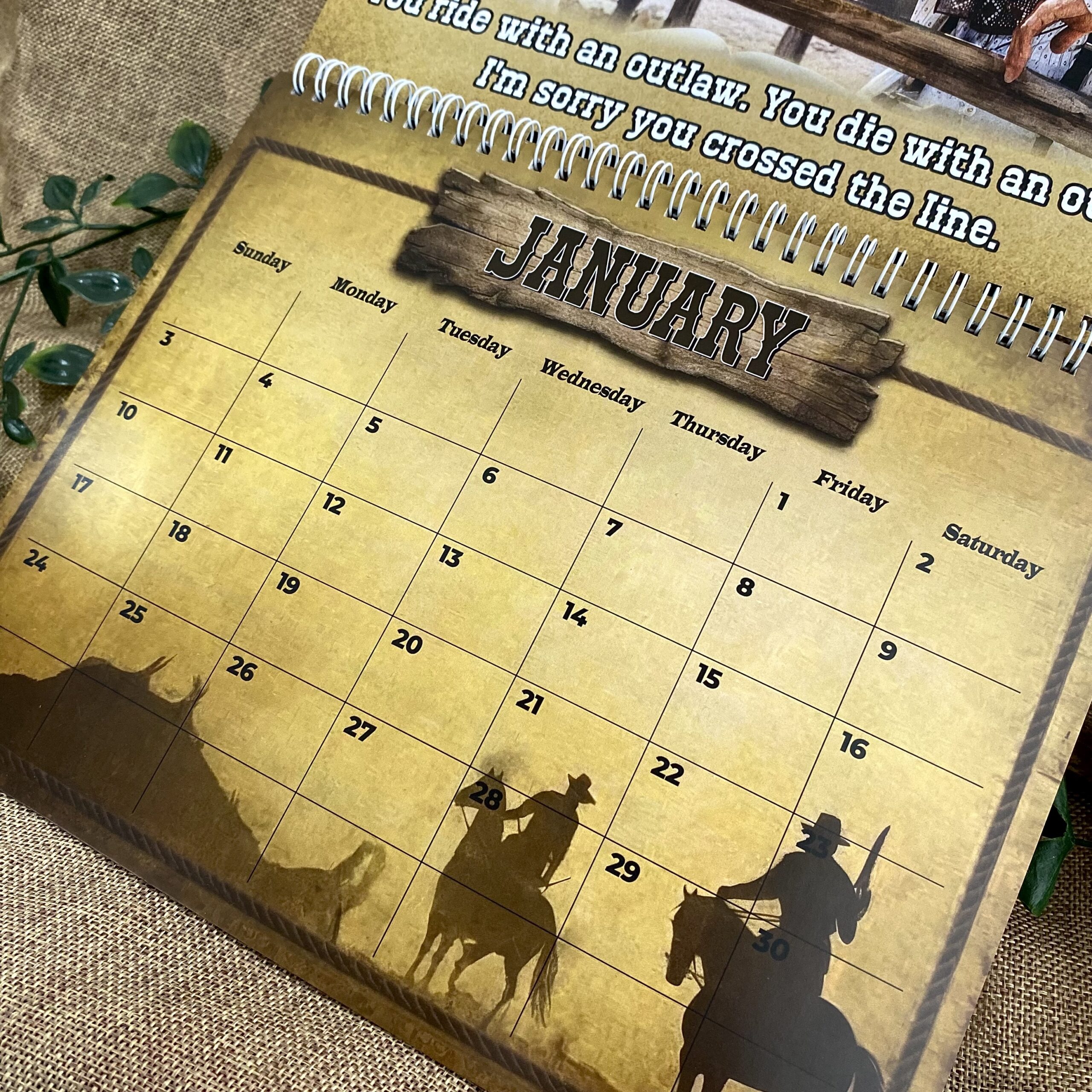 Gus n Woodrow Vintage 2027 Wall/Desktop Calendar – Classic Movie Lover Gift – Lonesome Dove Merch Gus n Woodrow Vintage 2027 Wall/Desktop Calendar – Classic Movie Lover Gift – Lonesome Dove Merch