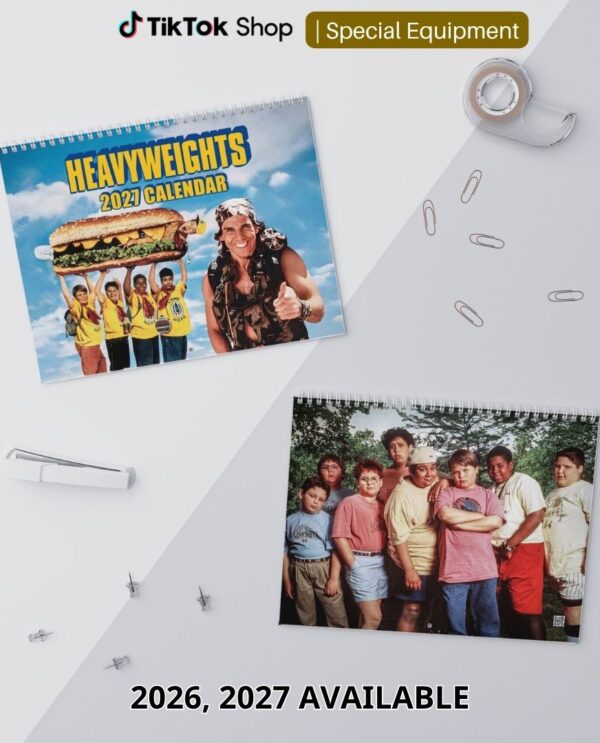A Year Of Heavyweights 2027 Wall/Desk Calendar – Classic TV Lover Gift – Movie Merch