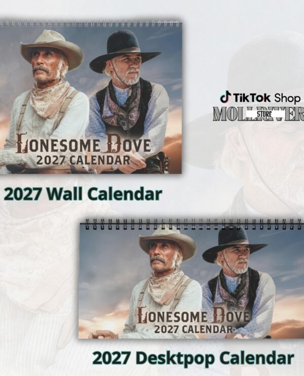 A Year Of Lonesome Dove 2027 Wall/Desk Calendar – Classic TV Lover Gift – Movie Merch