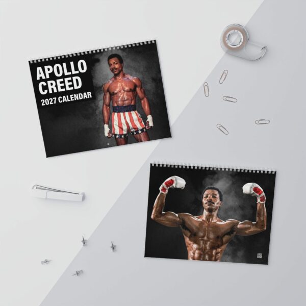 Apollo Creed 2027 Wall/Desktop Calendar – Classic Movie Lover Gift