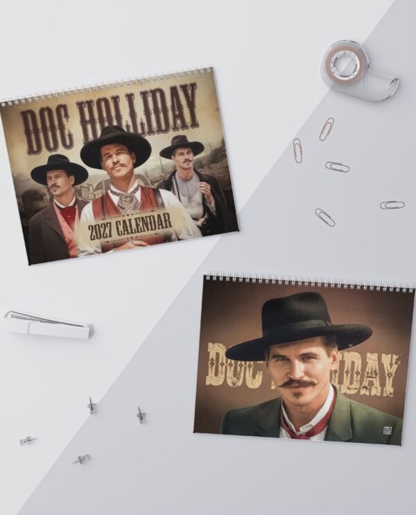 Doc Holiday 2027 Wall/Desk Calendar