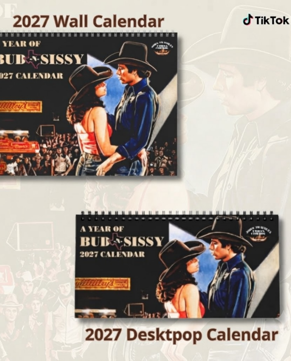 A Year Of Bud n Sissy 2027 Wall/Desk Calendar – Classic TV Lover Gift – Urban Cowboy Merch