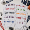 Vintage 90s All Team Football Shoulder Back Printing Crewneck Sweatshirt, Hoodie, Game Day Shirt