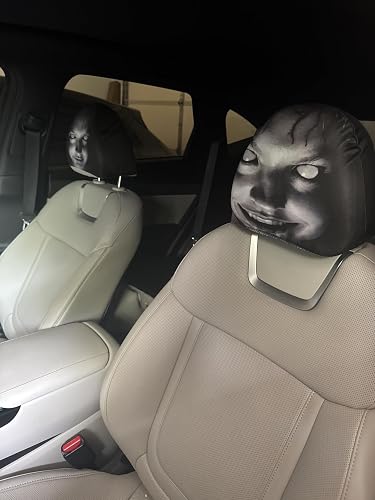 Scary Ghost Face Car Headrest Cover Scary Ghost Face Car Headrest Cover